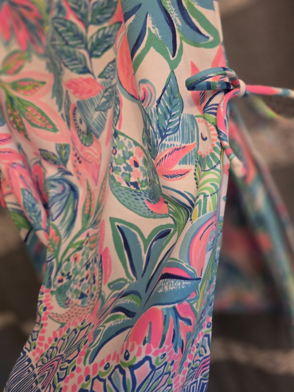 Lilly Pulitzer Resort White Multi-Color Sammie Romper SIZE 14 NWT - Picture 4 of 6